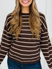 The Chill Knit Sweater in Chocolate Brown