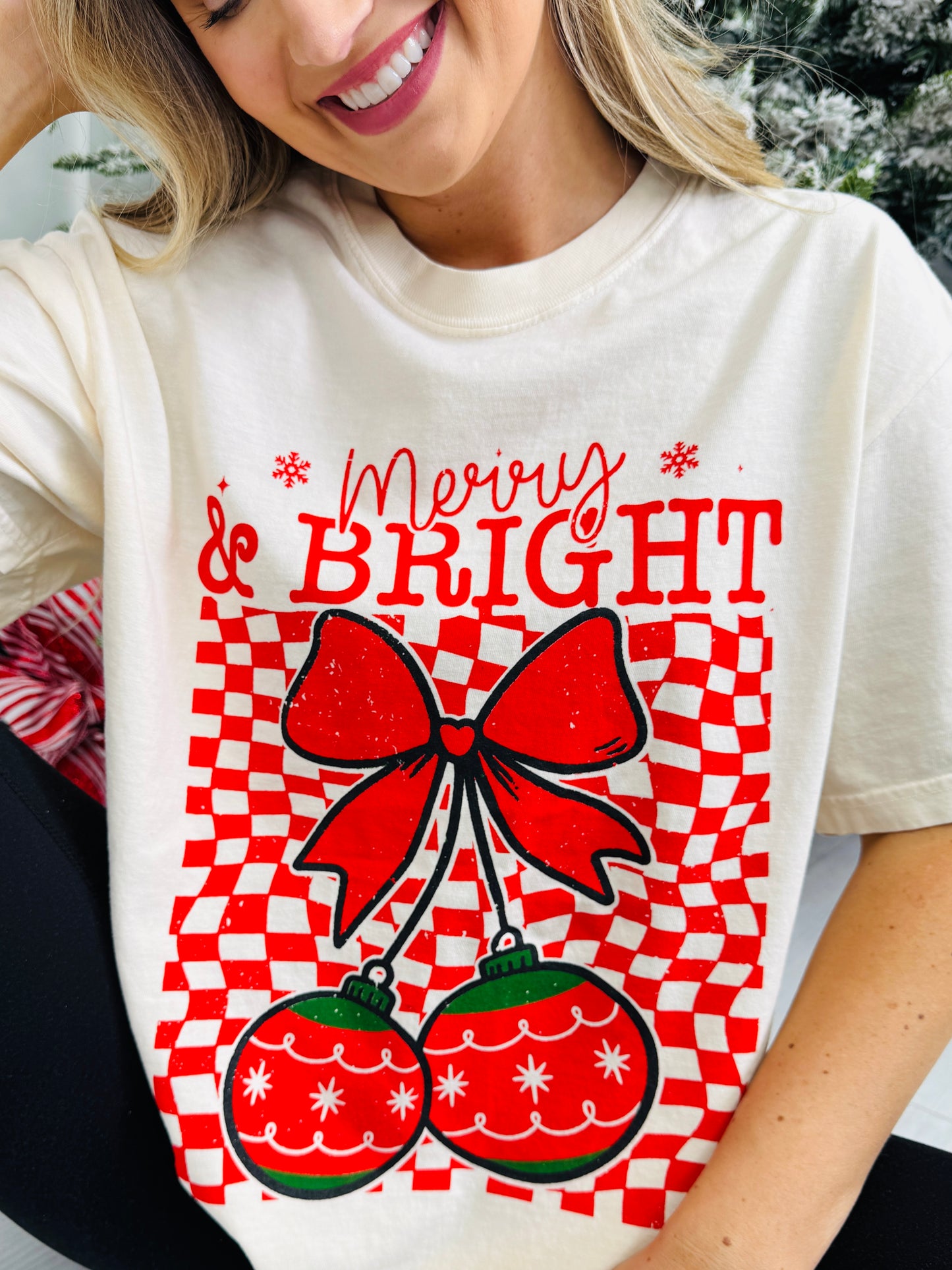 Merry & Bright Graphic Tee