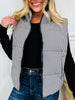 Gingham & Go Puffer Vest