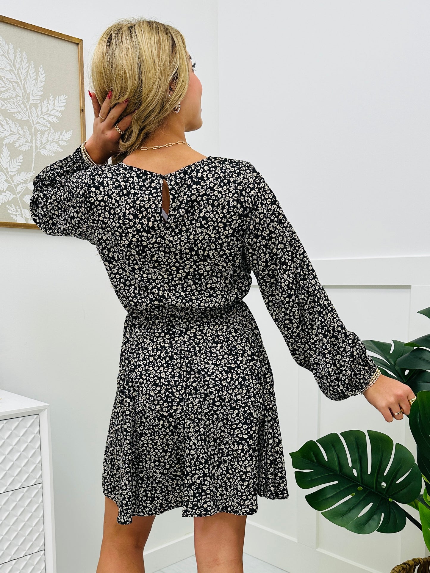 Make You Believe Drawstring Dress