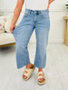 The Perfect Fit Cropped Tummy Control Wide Leg Jeans