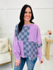 Checkered Ease Top- Multiple Colors!