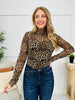 Sheer Fascination Top in Leopard
