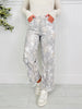 Keep It Camo Tummy Control Barrel Jeans