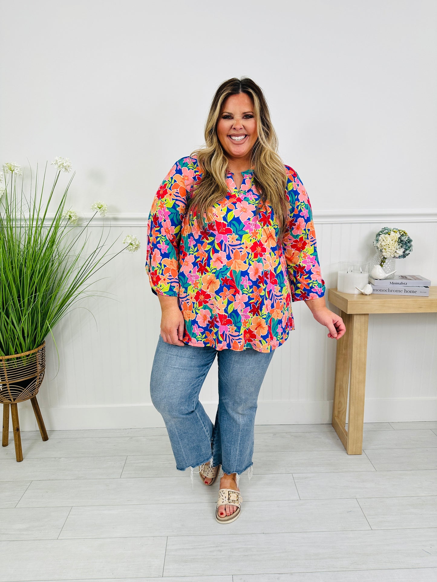 Sweet Like Spring Top in Savannah Print