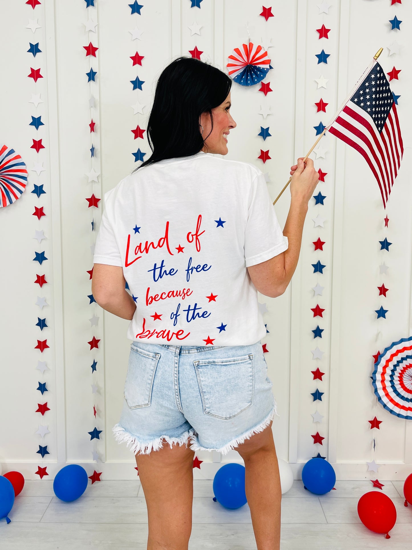 Land Of The Free Graphic Tee