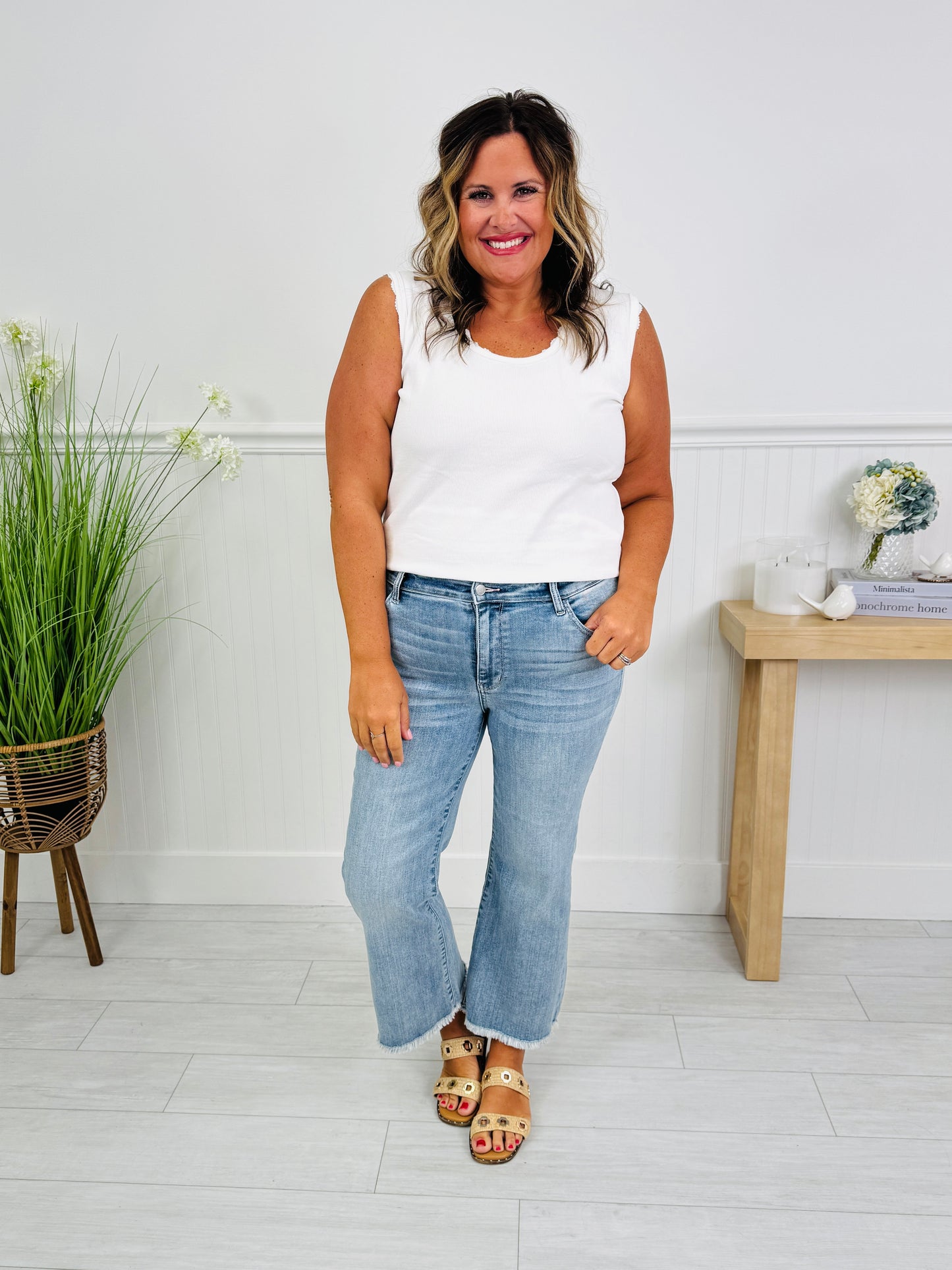 Judy Blue Chasing Sunsets Kick Flare Jeans