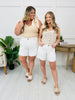 Judy Blue Hello Sunshine Rigid Magic Dad Shorts