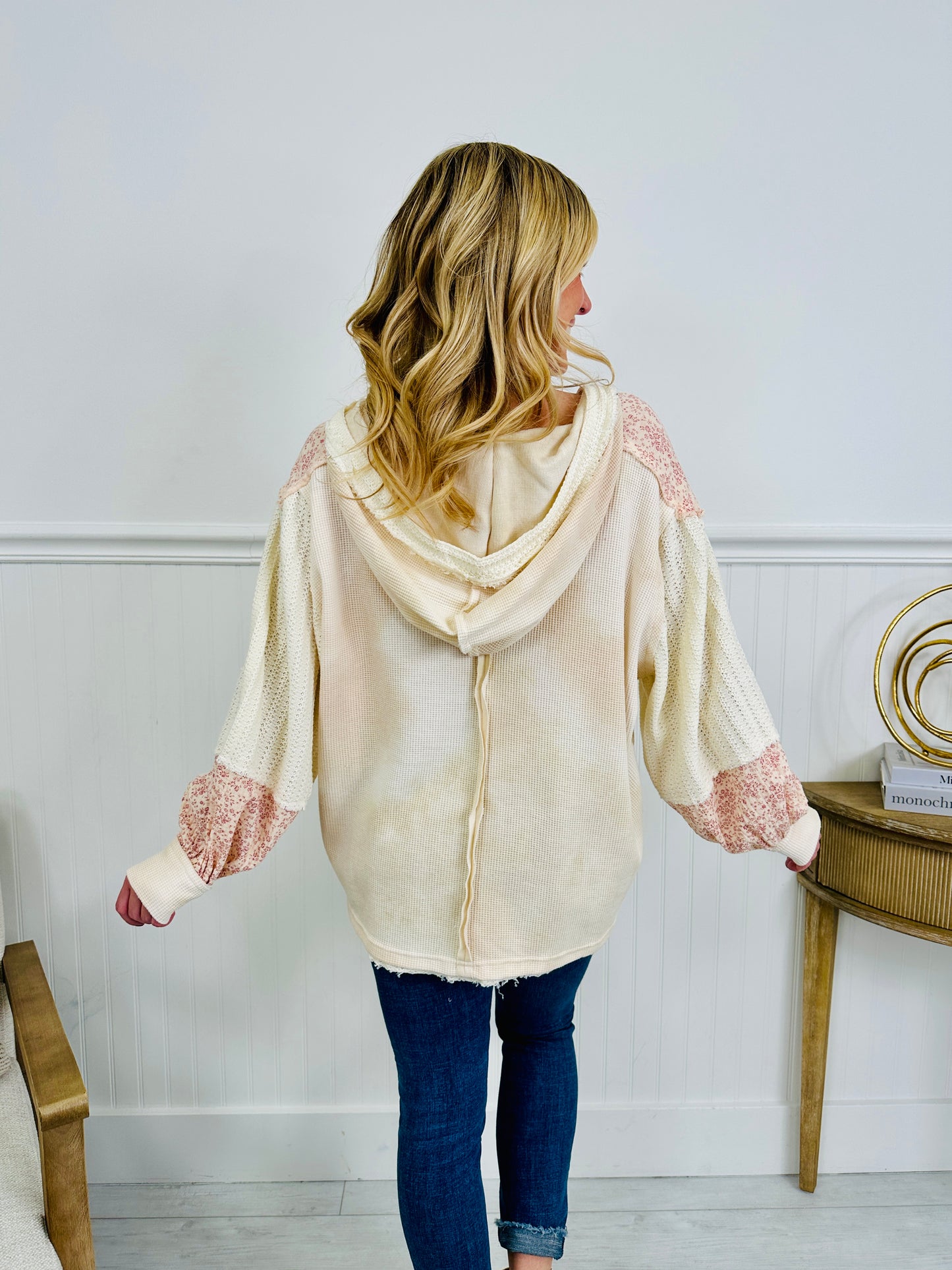 Early Blooms Hoodie Top