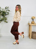 Judy Blue Melt In Your Mouth Chocolate Wide Leg Cropped Jeans