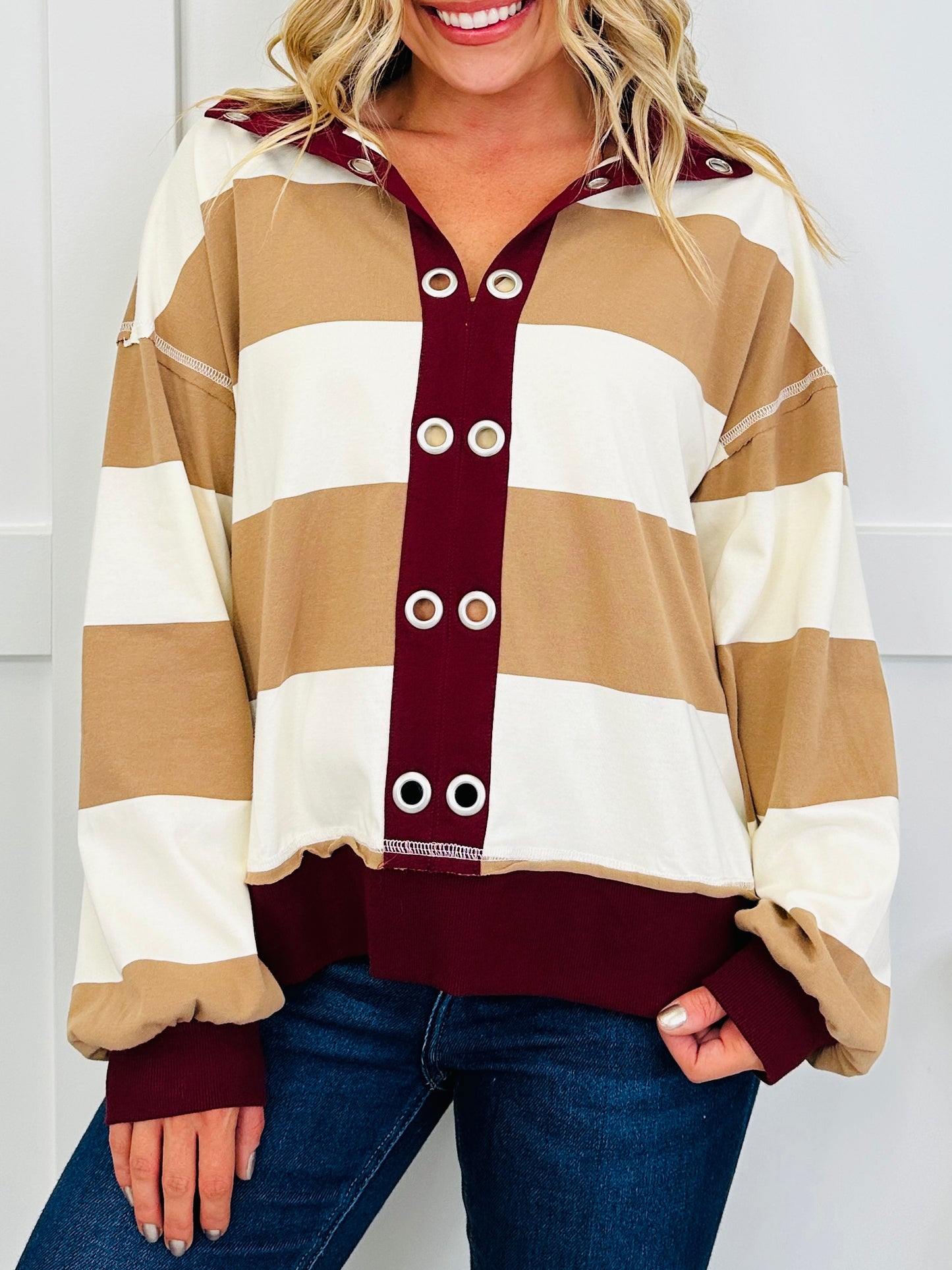 Maple Stripes Top