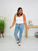 Dreaming of Daisies Tummy Control Straight Jeans