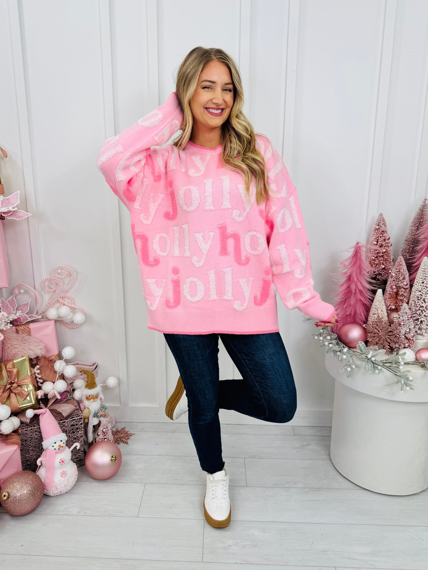 Blush The Halls Sweater