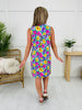 Palms And Plans Dress in Seabrook Island Print