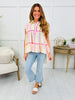 Leave A Little Magic Top In Ivory Multi