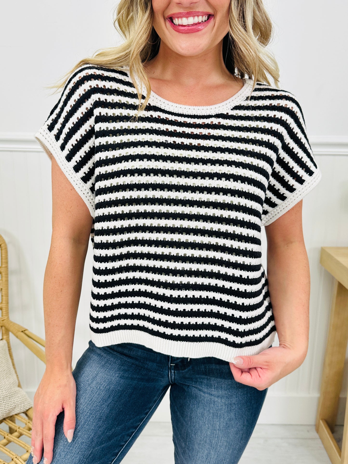 Show Your Stripes Knit Top-- Multiple Colors!