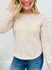 Through The Wildflowers Top in Taupe/Ivory