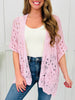 Top of the Charts Cardigan In Strawberry Pink