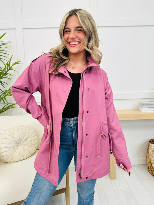 REG/CURVY Midnight Mirage Jacket In Mauve