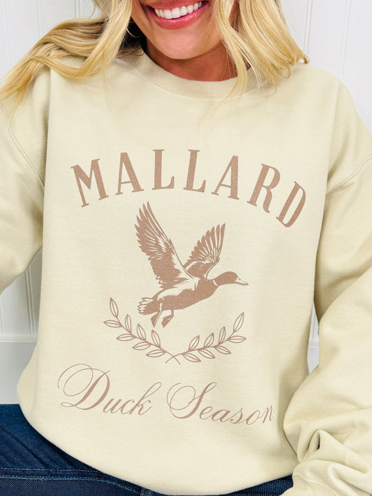Duck Season Graphic Crewneck Sweatshirt