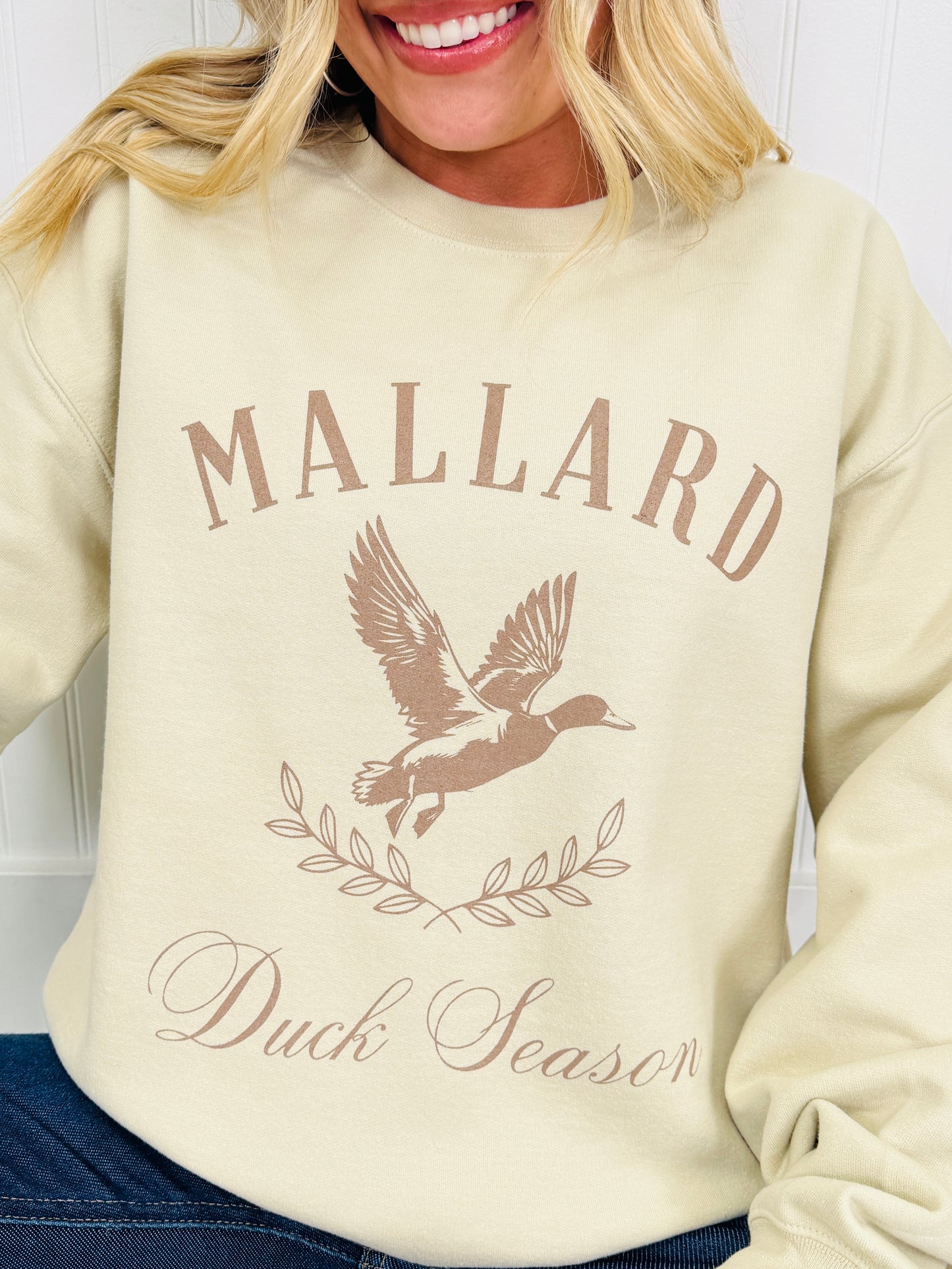 Duck Season Graphic Crewneck Sweatshirt