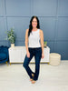 Lovervet Breathless Slit Bootcut Jeans in Reg/Curvy