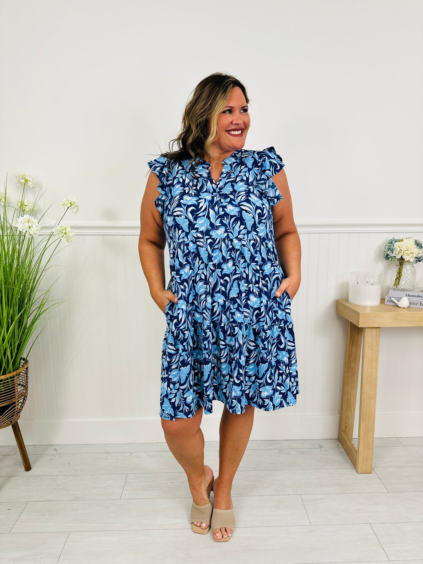 Sunshine on Repeat Dress in Cape Cod Print