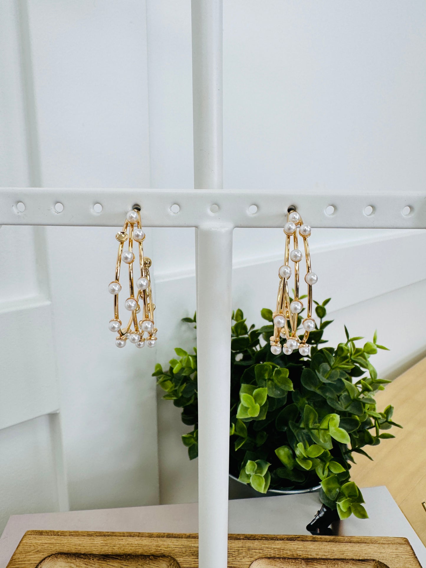 All That Glimmers Hoop Earrings