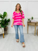 The Sunset Stripe Tee In Multiple Colors