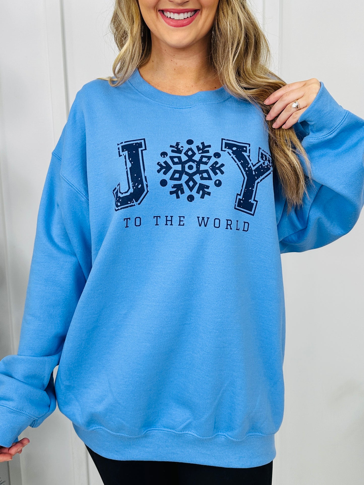 Joy to the World Graphic Crewneck Sweatshirt
