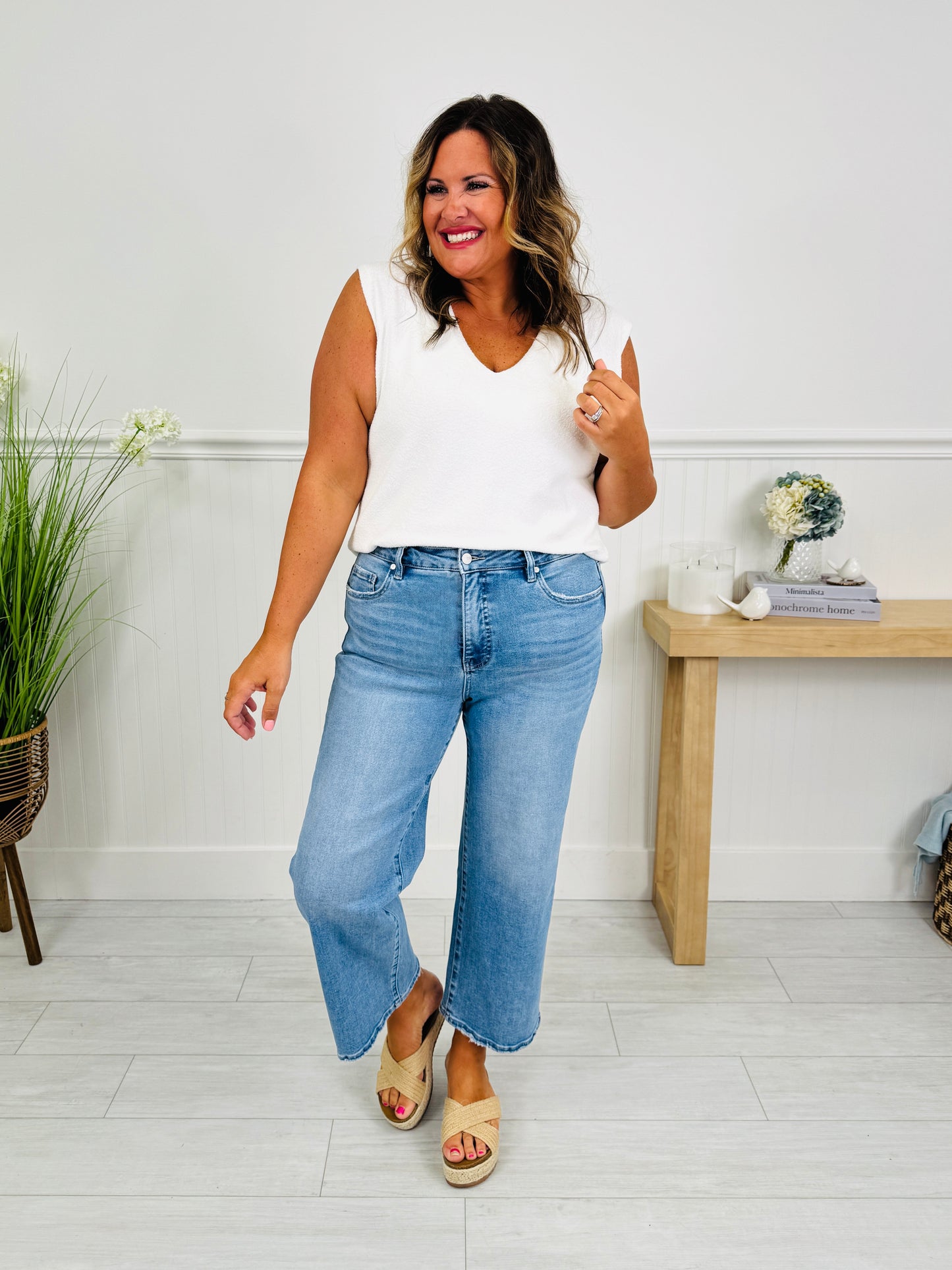 Always In Style Ankle Straight Tummy Control Jeans