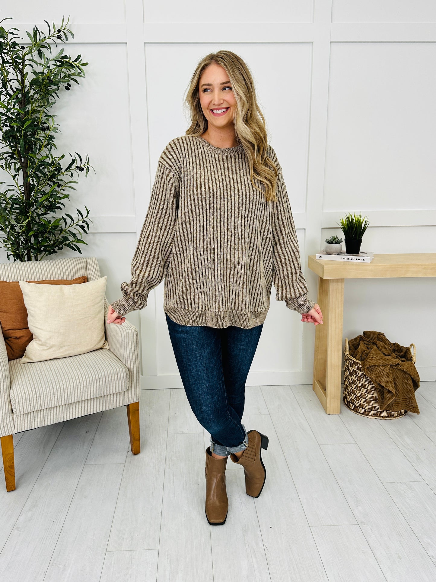 DOORBUSTER! Stitched To Remember Sweater- Multiple Colors!
