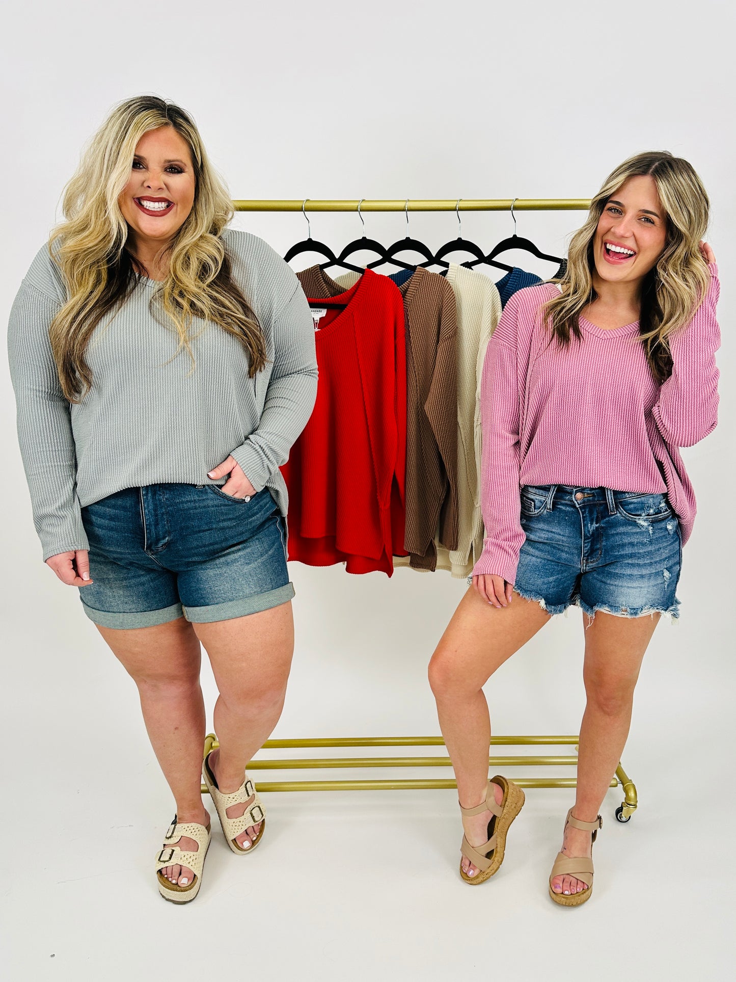 REG/CURVY Cozy and Corded Top - Multiple Colors!