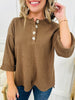 REG/CURVY Cute As a Button Top- Multiple Colors!