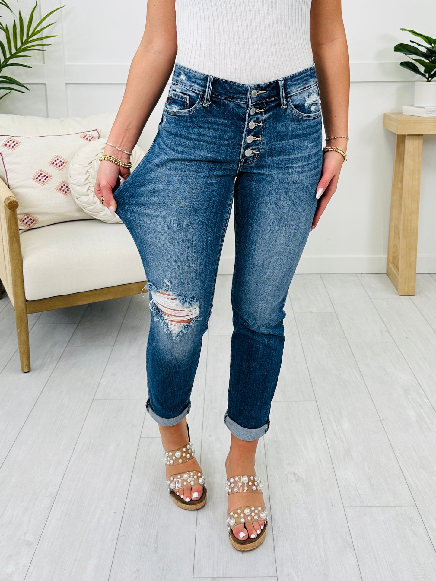 Judy Blue Just My Type Boyfriend Jeans