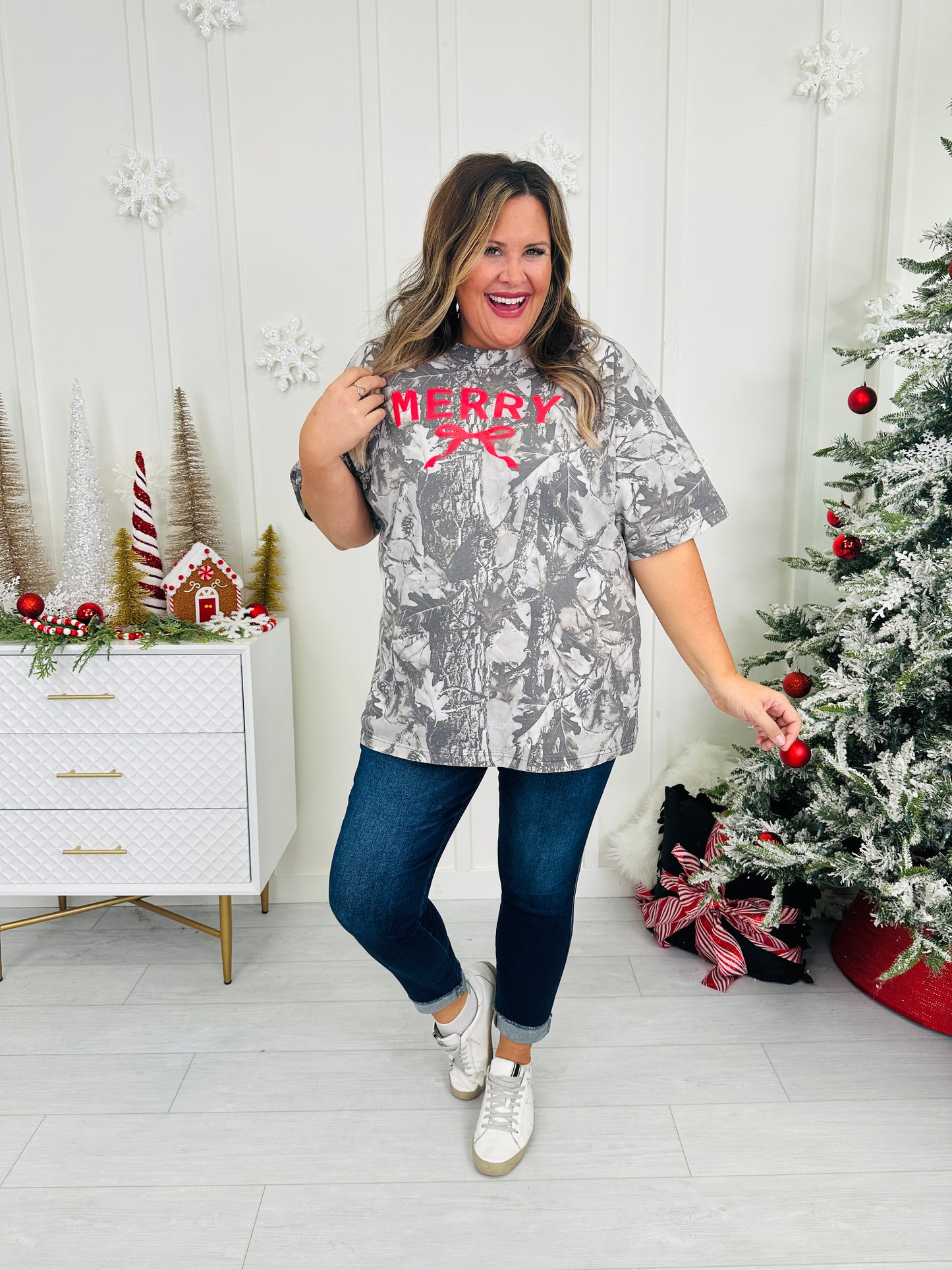 Merry Camo Graphic Tee
