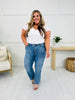 Judy Blue The Great Escape Straight Leg Jeans With Tummy Control