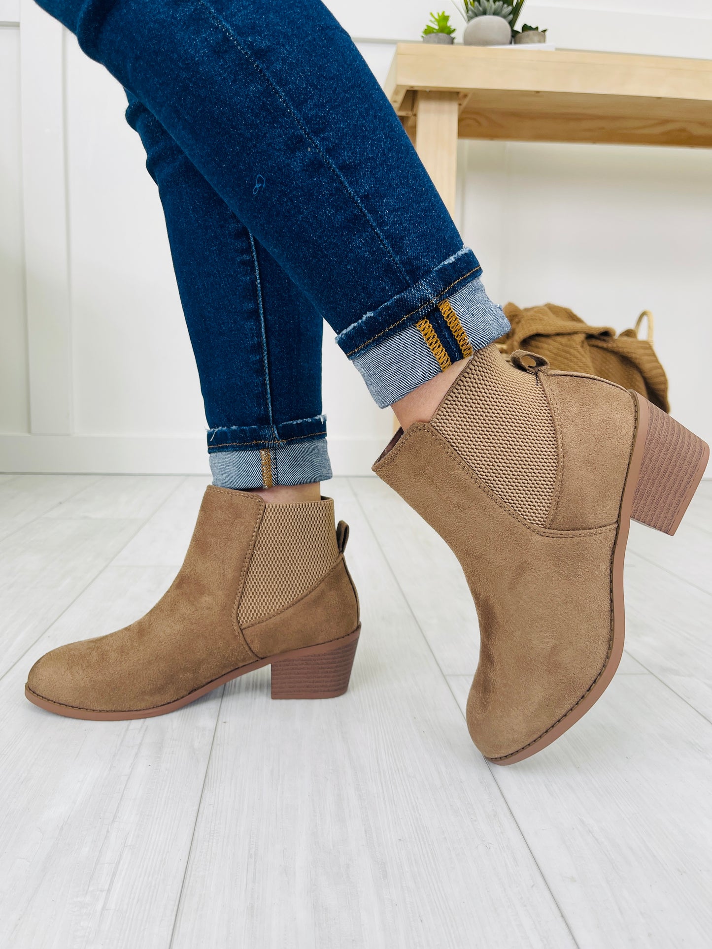 Rebel Root Booties in Taupe