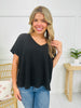 DOORBUSTER! Perfectly Simple Top- Multiple Colors!