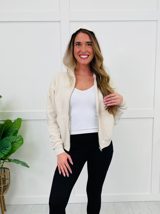 Off Duty Zip Hoodie in Multiple Colors