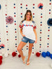 Shimmering Independence Top