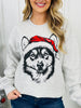 Jolly Husky Graphic Crewneck Sweatshirt