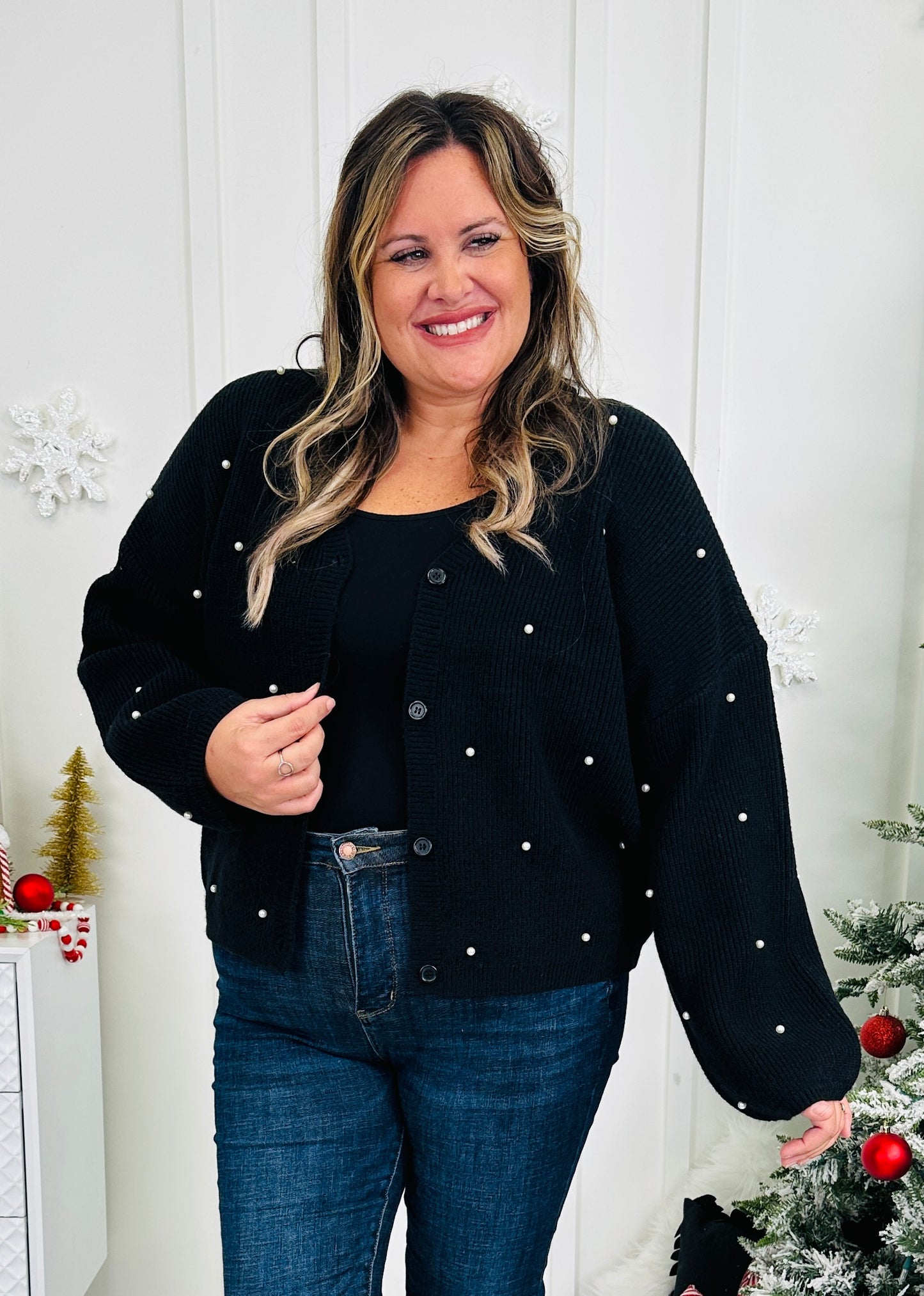 Pretty in Pearls Cardigan in Multiple Colors