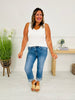 Show Up In Style Tummy Control Cropped Straight Jeans