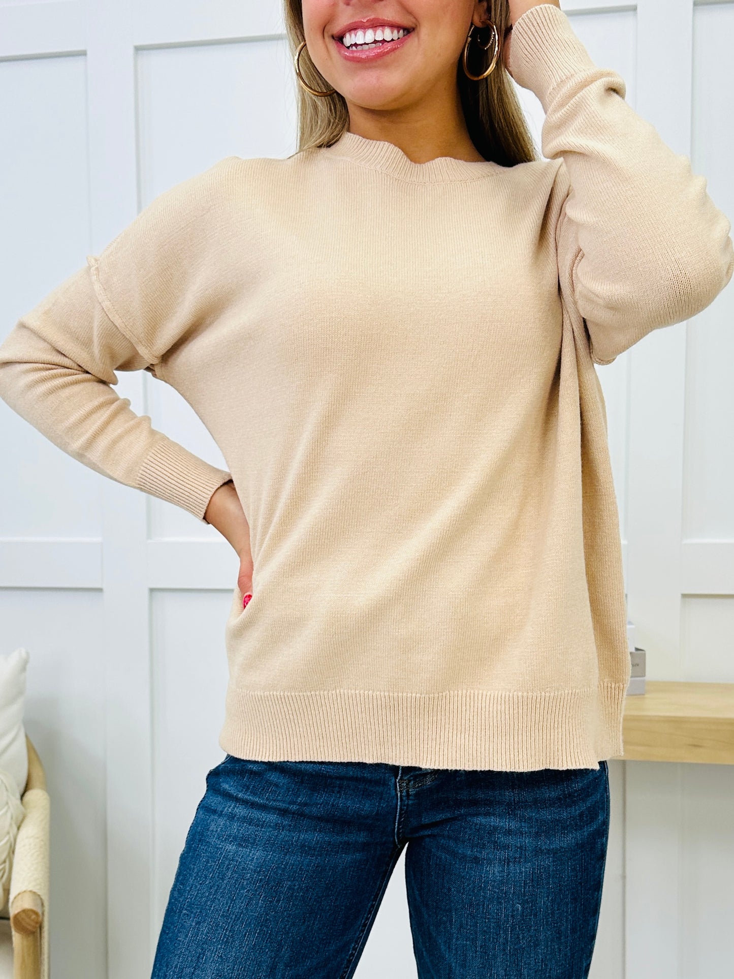 Cider Sipping Sweater- Multiple Colors!