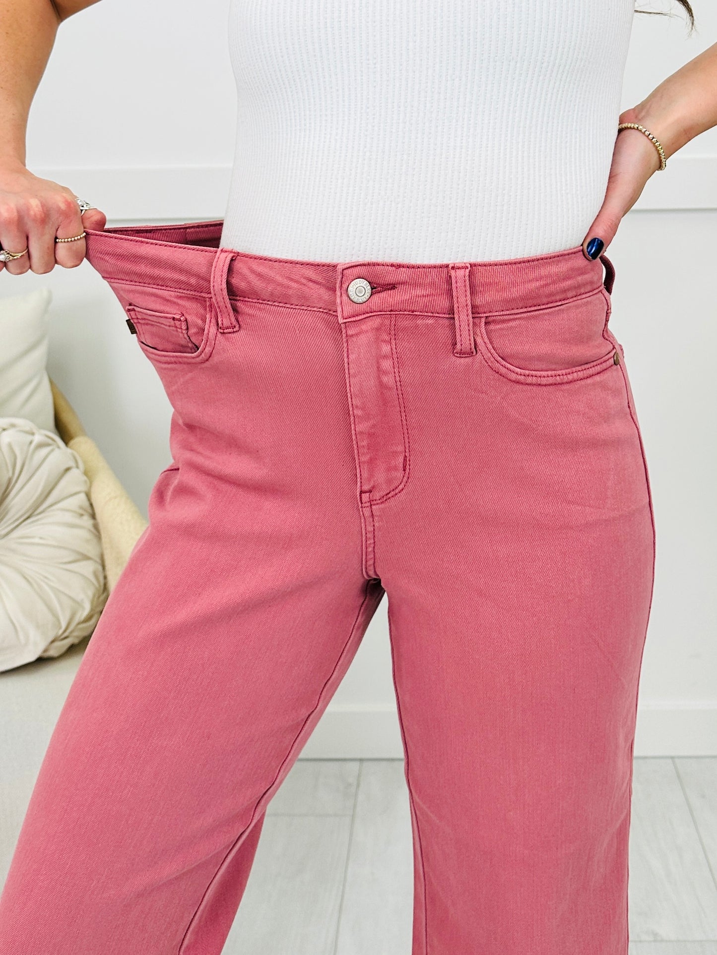 Judy Blue One In A Melon Crop Wide Jeans