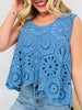 Crochet All Day Top In Multiple Colors
