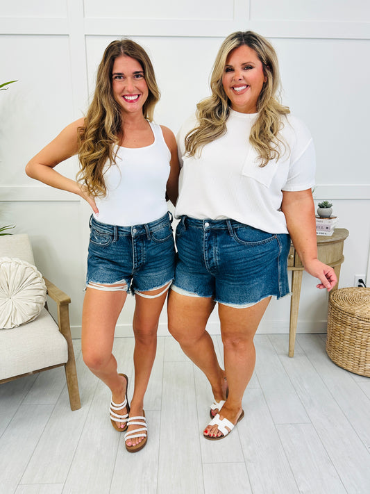Judy Blue Cut to the Chase Rigid Magic Cut Off Shorts