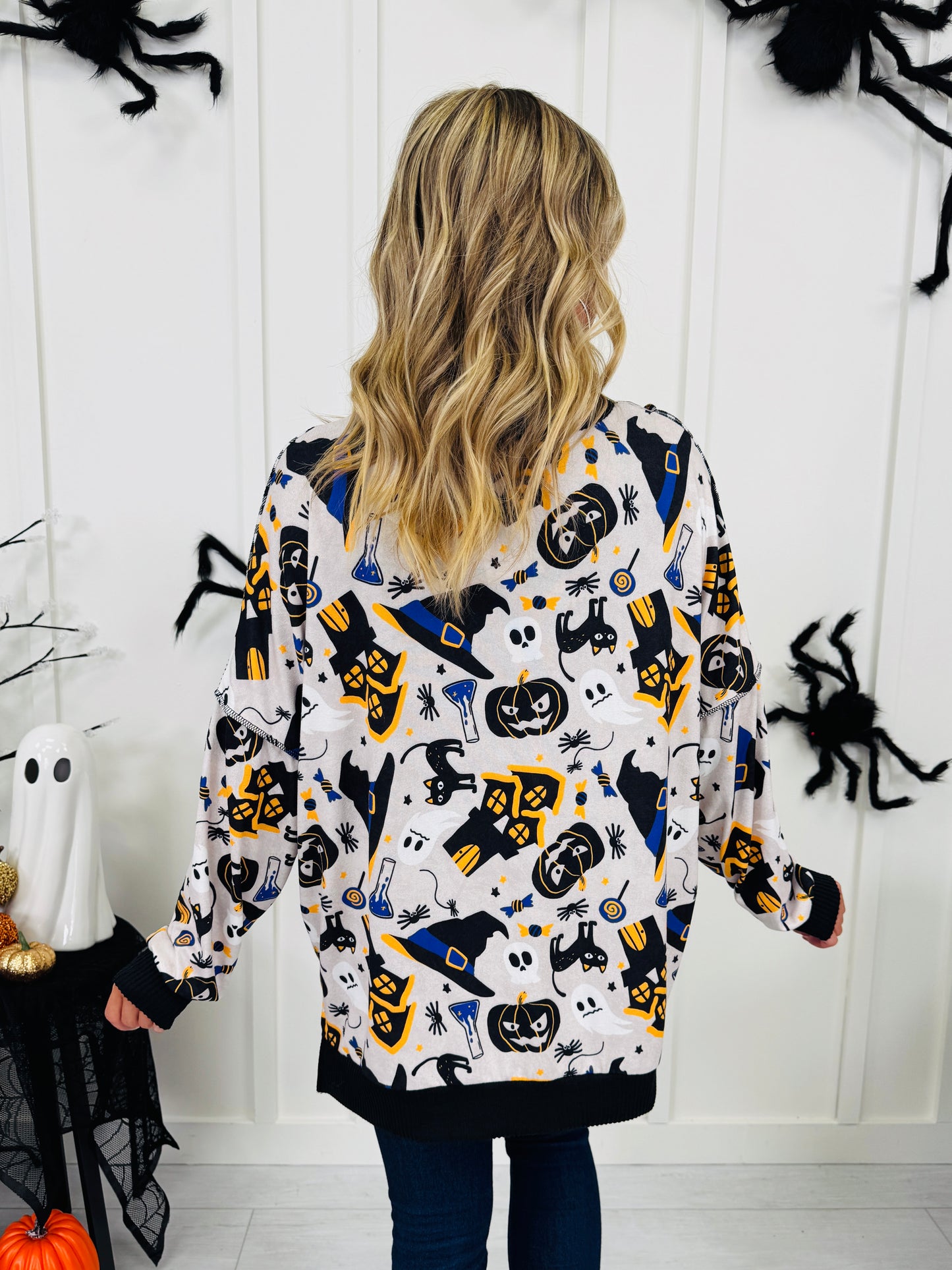 All Things Spooky Top In Haunted House Print