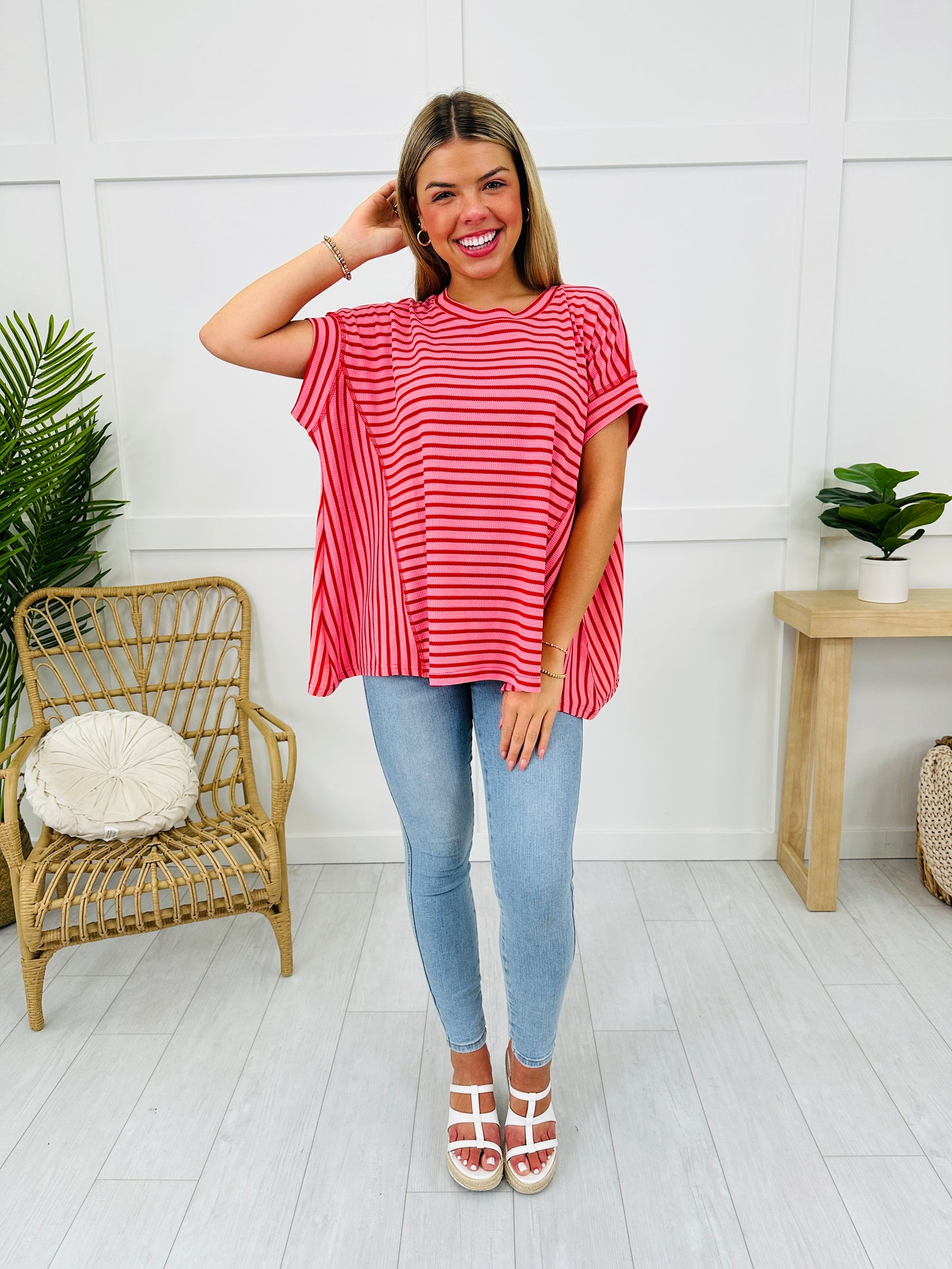 Pop Of Stripes Top